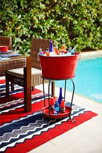 Admirable Design <b>Galvanized</b> Wine <b>Tub</b> Creative Quality <b>Galvanized</b> Large Size Wine Bucket With Stand at Good Price - Product Image 2