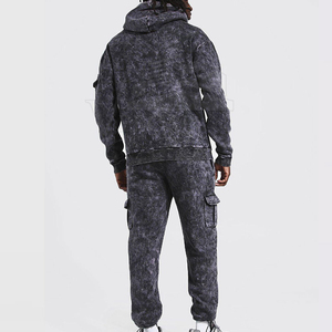 Survêtements évasés personnalisés de haute qualité délavés à l'acide Survêtement d'hiver décontracté XL pour hommes - Product Image 2