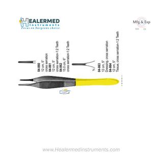 Pinza Quirúrgica Manual ADSON de Acero de 15.0 cm con Dientes Cruzados 1x2, Certificación CE, Uso Quirúrgico, Garantía de por Vida - Product Image 1