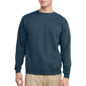 Sudaderas de algodón 100% de algodón pesado para adultos Sudadera de cuello redondo de manga larga nueva - Product Image 3