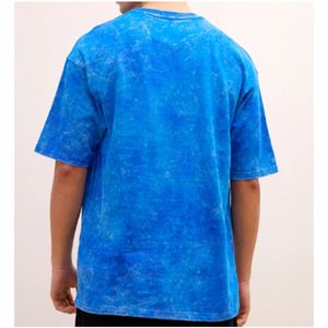 T-shirt pour hommes lavage à l'acide strass T-shirts hommes Vintage t-shirts hommes en gros en vrac tout imprimé T-shirt surdimensionné - Product Image 4