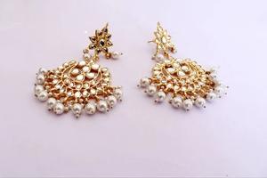 Indian Manufacturer Mother of <b>Pearl</b> Alloy <b>Pearl</b> Gold Plated Multi Color Ethnic Kundan <b>Choker</b> Necklace Bridal Fashion Jewelry - Product Image 6