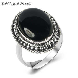 Anillo Ajustable con Incrustaciones de Piedras Preciosas Vintage Chapado en Oro Rosa, Joyería Unisex - Product Image 1