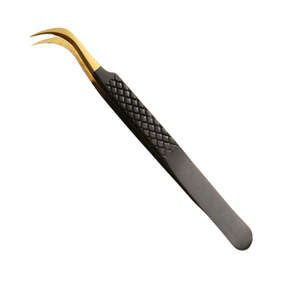 Pinzas de pestañas de acero inoxidable de alta calidad, pinzas de extensión de pestañas, juego de pinzas al por mayor - Product Image 5