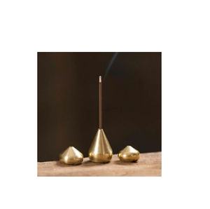 Brûleur de bâtons d'encens en laiton porte-encens brûleur d'insertion d'encens pour la main pour le prix bon marché de taille personnalisée - Product Image 1
