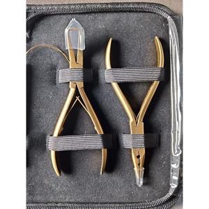 Kit de Herramientas para Extensiones de Cabello Chapado en Oro de Alta Calidad, Uso Profesional en Salón, Juego Completo - Product Image 3