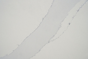 משטח עבודה למטבח לבן דמוי שיש מלאכותי בגודל ג'מבו 15 מ\\\"מ עמיד לעיצוב פנים - Product Image 4