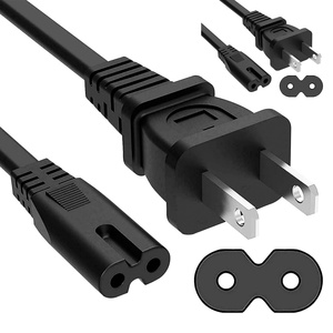 Cable de Alimentación CA de 5 Núcleos, 6 Pies, 2 Puntas, Adaptador de Extensión Macho a Hembra para EE. UU., 16AWG/2C, 110-240V, 13A // Certificado CE - Product Image 1