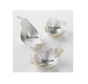 Lot de 2 bols décoratifs en aluminium pour collations et desserts de forme et de taille personnalisées pour la vente en gros - Product Image 5