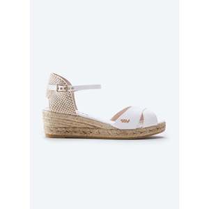 Sandali con zeppa Salina in tela in edizione limitata - Product Image 1