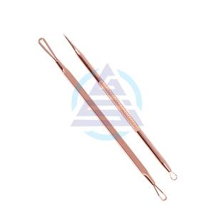 Herramientas de Limpieza Facial de Oro Rosa para el Cuidado Personal, Extractor de Puntos Negros y Espinillas - Product Image 1
