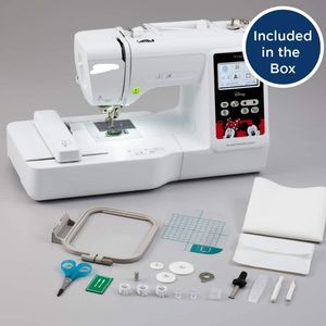 Máquina de Bordar Computarizada PE550D con 125 Diseños Integrados, Incluyendo 45 Diseños, 9 Estilos de Fuente y Área de Bordado de 4'' x 4'' - Product Image 2