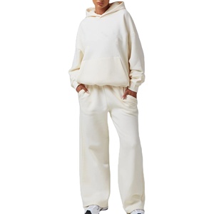 Chándal 100% de algodón de alta calidad para mujer, chándal informal de gran tamaño de dos piezas en Pakistán, Tops largos, talla XL 2026 - Product Image 2