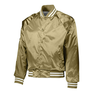 Veste d'université personnalisée brodée Patchwork Satin Baseball Letterman Old School Vintage Blouson bombardier réversible pour hommes - Product Image 3