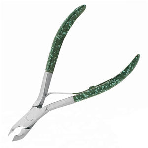 Customized Top German Stainless Steel Manicure <b>Nail</b> Cuticle Nippers Non-Slip Handle Cuticle Nippers for Fingers Color Coated - Product Image 5