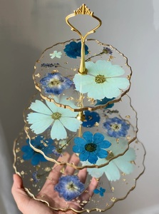 Soporte redondo de lujo para pastel de resina al mejor precio hecho a mano, nuevos diseños hermosos, estilo de amor con tamaño personalizado, Color y forma - Product Image 6