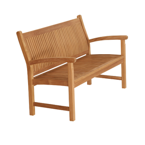 Bancs de patio en bois de qualité 150 cm banc de jardin durable pour meubles de parc extérieurs - Product Image 1