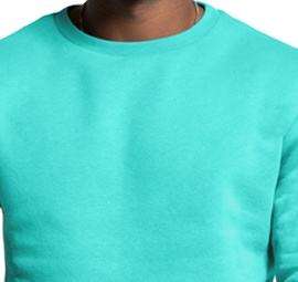 Venta al por mayor personalizado bordado 300Gsm algodón gota hombro Unisex de gran tamaño Sudaderas con cuello redondo logotipo propio - Product Image 4