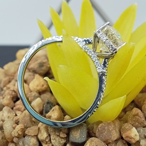 แหวนทองฮิปฮอป10K 14K 18K สุดหรูสำหรับผู้ชายทรงเหลี่ยมเพชรธรรมชาติทรงไข่ตัดวงรีสไตล์คลาสสิกสำหรับงานแต่งงานปาร์ตี้ - Product Image 5