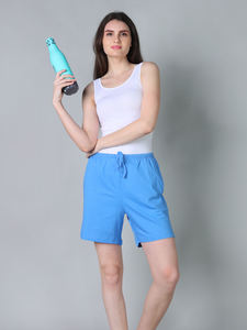 2025 Premium Quality Fitness Gym <b>Shorts</b> for Women Breathable Cotton High Waist <b>Bermuda</b> <b>Shorts</b> with Pockets for <b>Ladies</b> Girls - Product Image 2