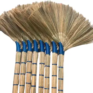 King Craft Viet Cleaning Brushes Home Decor Natural Whisk Broom Cheap Gift Vietnam Hand Wicker Broom Grass Broom