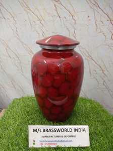 Suministros funerarios de cremación humana de calidad superior Urnas de cremación de aluminio para cenizas humanas de India Por Brassworld India - Product Image 6