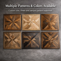 Parquet en bois massif, bois d'ingénierie, motif géométrique, design personnalisé, clic, moderne, cuisine, villa, hôtel, appartement