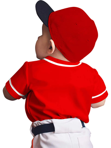 Camiseta de béisbol y sóftbol infantil bordada con corte sublimado juvenil personalizada de la mejor calidad al por mayor para hombre - Product Image 4
