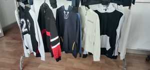 300g bonne qualité extérieur boucle tricot tissu pull unisexe personnalisé col rond à manches longues français éponge polaire hommes pull à capuche - Product Image 5