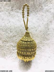 กระเป๋าคลัทช์โลหะสำหรับสุภาพสตรีทำมือดีไซน์เนอร์กระเป๋าคลัทช์ราตรีงานแฮนด์เมดแบบมีสไตล์สำหรับชุดเจ้าสาว - Product Image 6