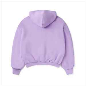 Sweat-shirts de qualité supérieure de couleur lavande, 100% coton, coupe ample, sweat-shirts streetwear, épaules tombantes, meilleurs sweat-shirts d'hiver pour hommes - Product Image 2