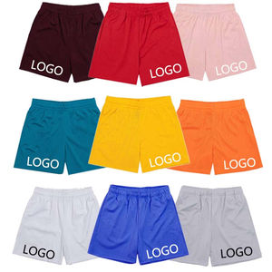 OEM Mens Solid Eco-Friendly Worsted Mesh Shorts Double <b>Layer</b> Polyester Custom Logo Basketball Gym Sports Casual - Product Image 1