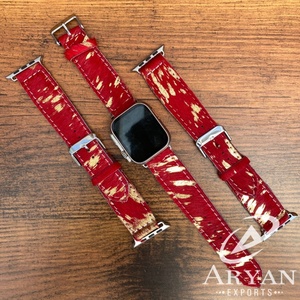 Correa de reloj de piel de vaca personalizada, correas de reloj metálicas de cuero genuino, accesorios de reloj occidentales de alta calidad para mujer - Product Image 1