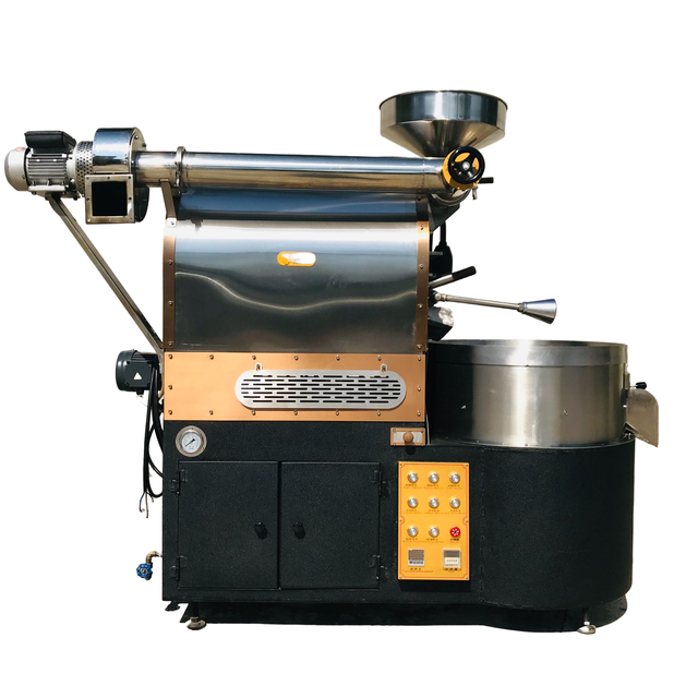 Industrial Electric Coffee Roaster 6kg Drum with Stainless Steel for Commercial & Household Use