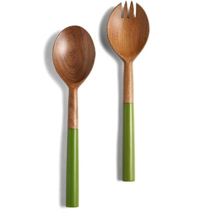 Cuchara de resina de madera de estilo clásico, el mejor precio, condimento, pieza superior, cocina, uso en Hotel, utensilios para Mezclar alimentos, alfombrillas y almohadillas - Product Image 4