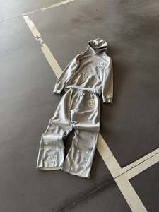 Conjunto de sudadera y Jogger personalizado, pantalones de chándal y sudaderas, chándal de 2 piezas, chándal en blanco unisex, chándal para hombre - Product Image 4