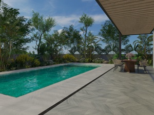 Azulejo de porcelana con acabado mate de Piedra de Arena de diseño moderno de primera elección de fábrica de Vietnam, Cuerpo gris de 600x600mm para habitación de pared y suelo - Product Image 5