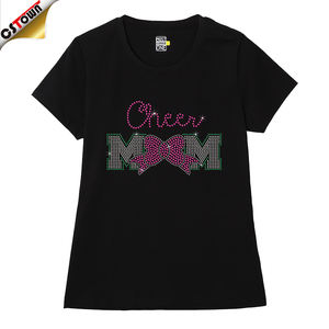 Low Moq Products Rhinestone Transferencia de calor Cheer Mom Iron on Transfers - Product Image 2