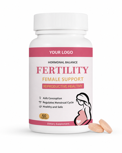 Compresse OEM per il Supporto della Fertilità Femminile, Equilibrio Ormonale, Salute Riproduttiva, Vitamine Prenatali, <span class=keywords><strong>Ciclo</strong></span> Mestruale, Integratore Vegano - Product Image 1