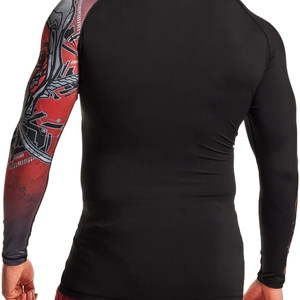 Camisas de compresión de manga larga para hombres Hombres Deportes Rash Guards, etiqueta privada personalizada excelente calidad hecha Rash Guards - Product Image 3