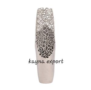 NOUVEAUX VASES À PLANCHER FANTAISIE EN ALUMINIUM CHROMÉ ROBUSTE POUR LA DÉCORATION MAISON GRAND VASE À PLANCHER BON MARCHÉ POUR LA DÉCORATION - Product Image 5