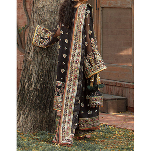 Vestidos bordados para fiesta, bordado, paquistaní/indio, último diseño, venta al por mayor, 2022 - Product Image 2