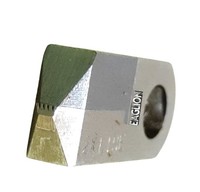 Posalux Fraise à chaîne 180 degrés 2mm, Outil de facettement diamanté mono-ligne pour bijoux, Machine de rodage tournée, Modèle Cuivre PT