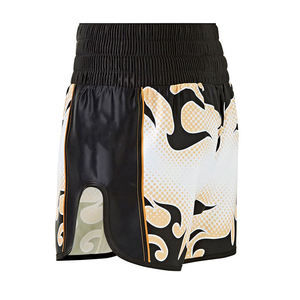 Muay Thai 100% Polyester Sublimation Printed MMA Shorts Kick Boxing Muay Thai Men Women Make Your Own Logo Shorts pour femmes - Product Image 5