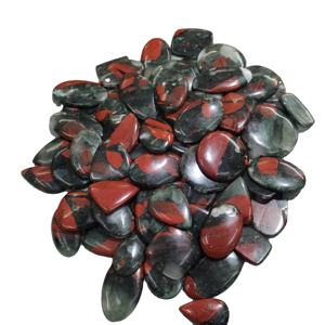 Agate de pierre de sang africaine naturelle de haute qualité Lot de cabochons de pierres précieuses en vrac de haute qualité pour bijoux de guérison Pierre précieuse en vrac - Product Image 2