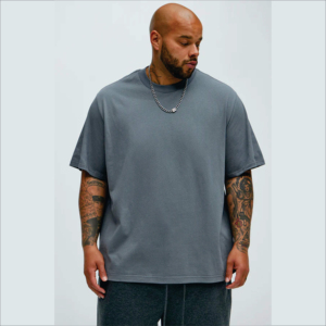 เสื้อยืดคอตตอนผู้ชายสั่งทำขายส่งจากโรงงาน คอหนา สีขาวล้วน พร้อมกล่องสีขาว เสื้อยืดทรงบ็อกซี่สีดำ ลายตัวอักษร - Product Image 3