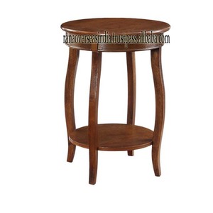 Nouvelle arrivée Offre spéciale Table d'appoint ronde en bois Table basse au design moderne pour le salon, la chambre à coucher et la maison à prix compétitif - Product Image 5