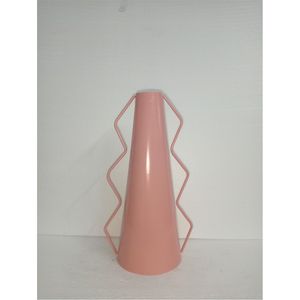 Jarrón de Flores Texturizado Hecho a Mano, Estilo Nórdico, Jarrón de Metal Mate para Decoración del Hogar, Jarrón Moderno Minimalista Blanco con Asa para Decoración - Product Image 5