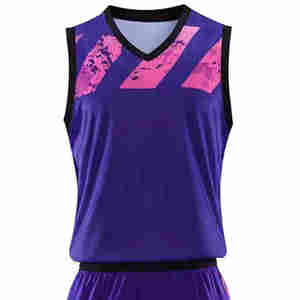 Vêtements de basket-ball avec logo personnalisé pour adultes dernier design ensembles d'uniformes respirants vêtements de sport de couleur unie - Product Image 3