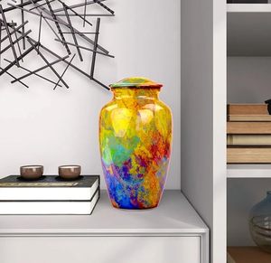 โกศบรรจุอัฐิโลหะแบบขายส่ง ดีไซน์ใหม่ล่าสุด สำหรับเก็บอัฐิมนุษย์ กำลังเป็นที่นิยม - Product Image 3